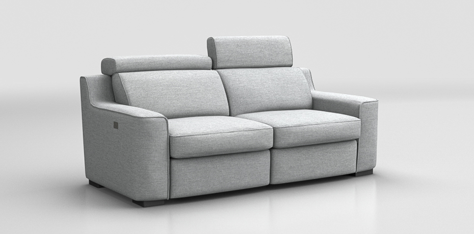 Crostolo - 3 seater sofa with 2 electric recliners